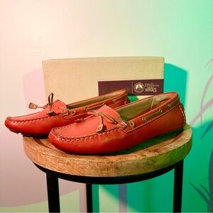 Classic Red Leather Loafers